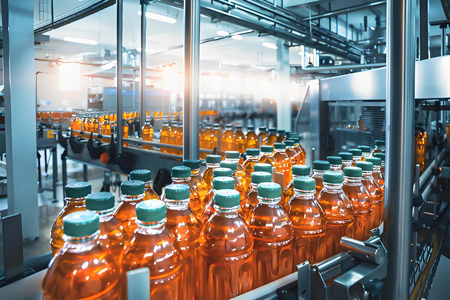 Beverage production line
