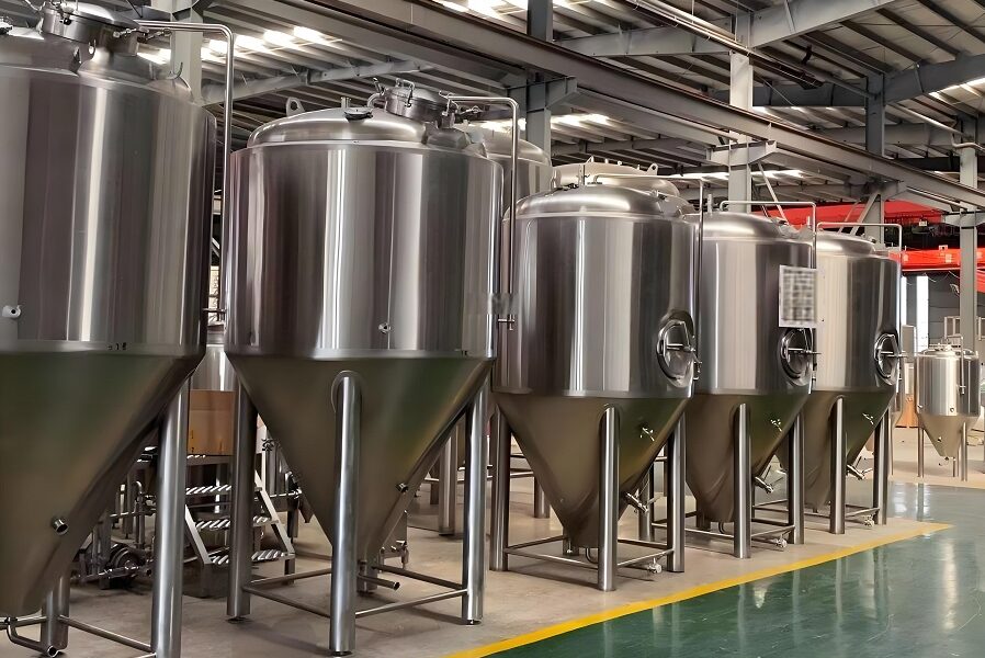 Fermenter under excellent brewery sanitation