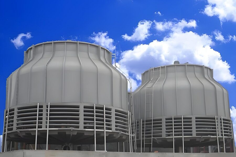 Cooling tower in industrial water systems