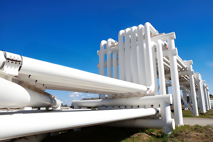 Pipe in industrial water systems