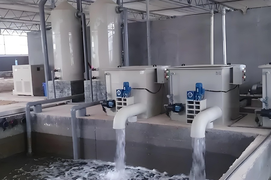 Water treatment in textile manufacturing 